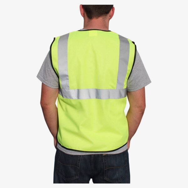 Rugged Blue ANSI Class 2 Economy Safety Vest - Image 2